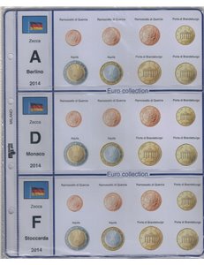 GERMANY 2014 Updates 5 mints Masterphil Euro Collection