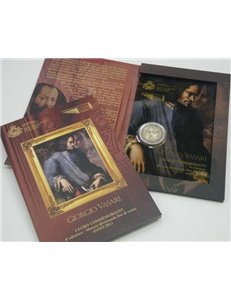 SAN MARINO 2011 Giorgio Vasari, 2 euro commemorative FDC