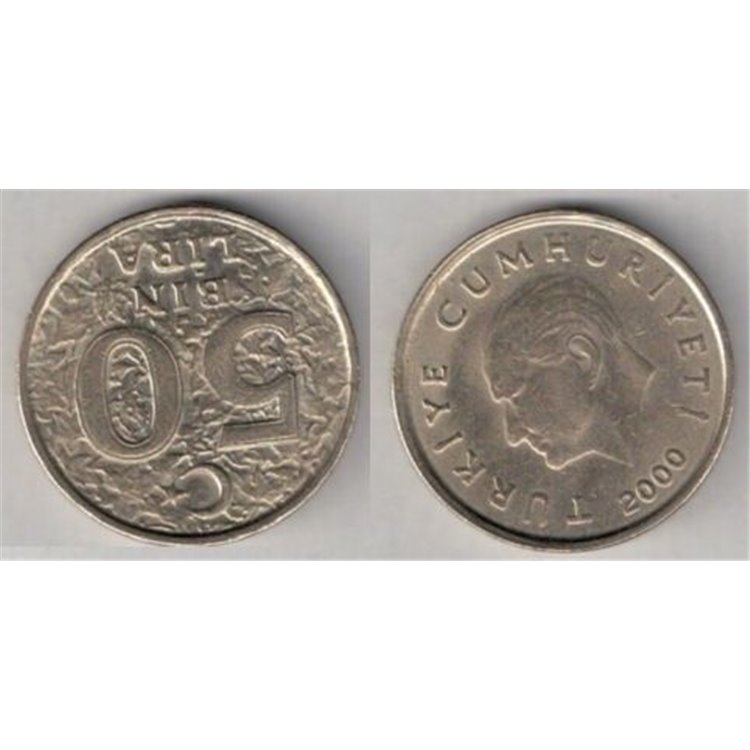 TURKEY 2000 50 BIN LIRA KM 1056