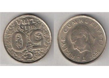 TURKEY 2000 50 BIN LIRA KM 1056
