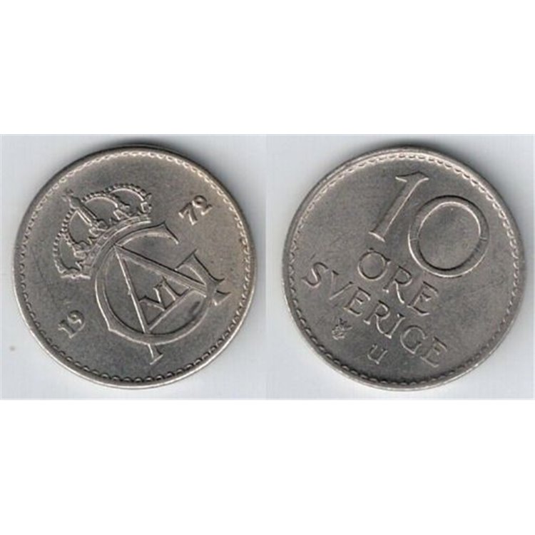 SWEDEN 1972 10 ORE