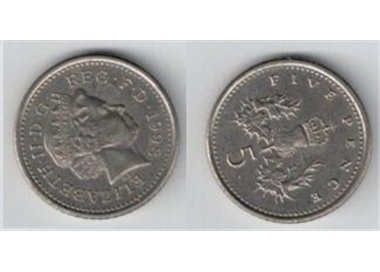UNITED KINGDOM 1998 5 PENCE