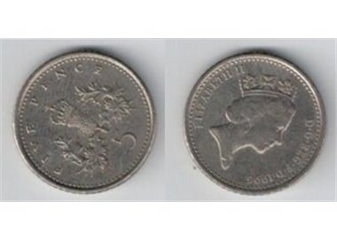 UNITED KINGDOM 1996 5 PENCE KM 937b