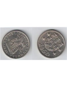 PORTOGALLO 1985 2,5 ESCUDOS 2$50 KM 590