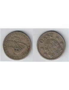 PORTOGALLO 1963 2,5 ESCUDOS 2$50 KM 590