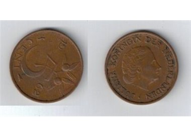 NETHERLANDS 1962 5 CENT KM 181