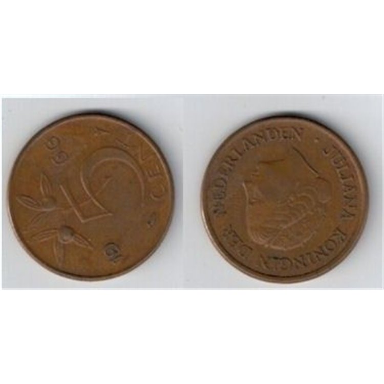NETHERLANDS 1966 5 CENT KM 181