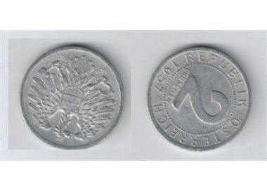 AUSTRIA 1957 2 GROSCHEN km2876