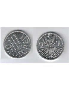 AUSTRIA 1983 10 GROSCHEN KM 2878