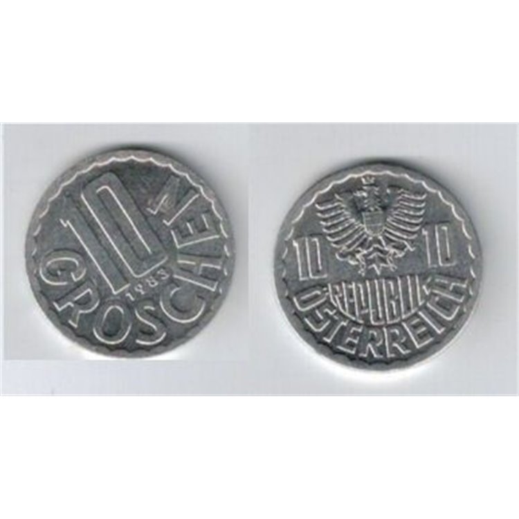AUSTRIA 1983 10 GROSCHEN KM 2878