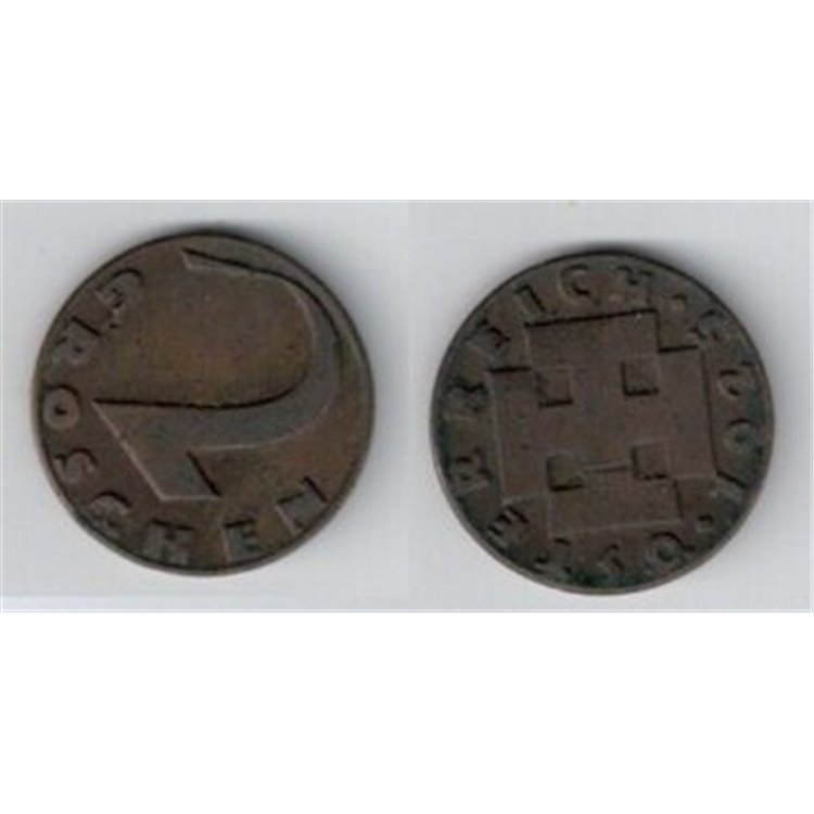AUSTRIA 1925 2 GROSCHEN KM 2837
