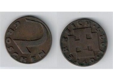 AUSTRIA 1925 2 GROSCHEN KM 2837