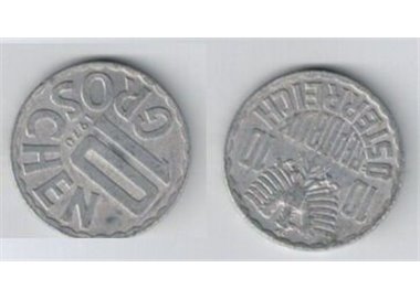 AUSTRIA 1970 10 GROSCHEN KM 2878