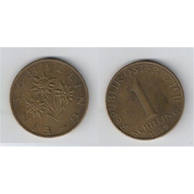 AUSTRIA 1979 1 SCHILLING km 2886