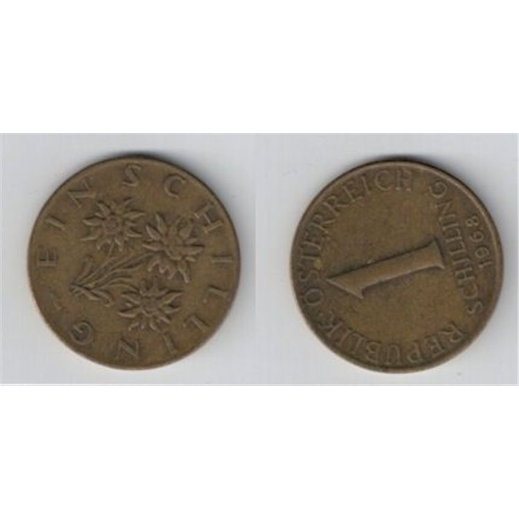 AUSTRIA 1968 1 SCHILLING km 2886