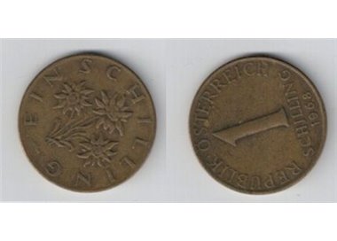 AUSTRIA 1968 1 SCHILLING km 2886