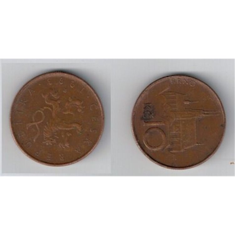 REPUBBLICA CECA 1993 10 KORUN KM 4