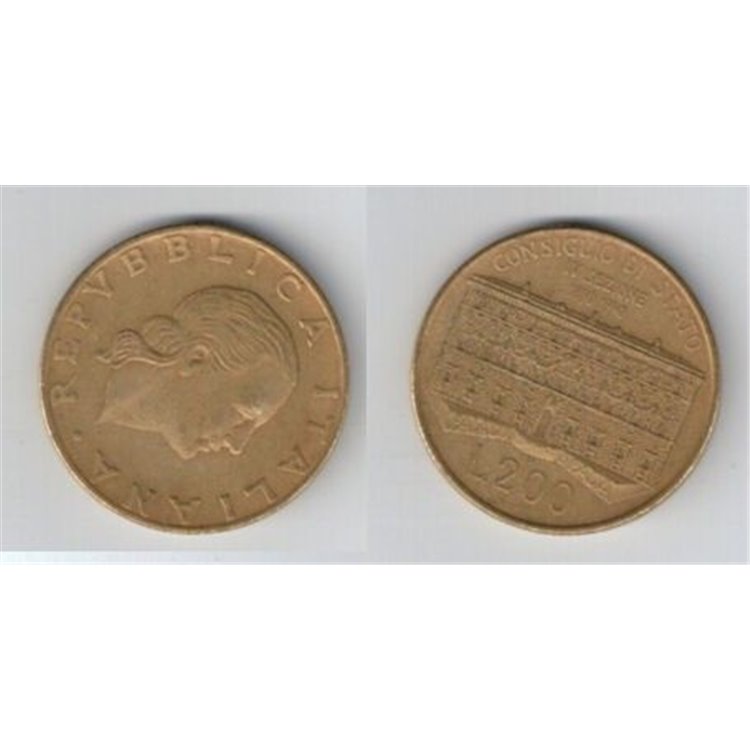 ITALIA 1990 200 LIRE KM 135