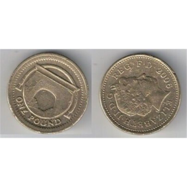 REGNO UNITO 2006 1 POUND KM 1059