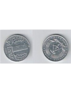 GERMANIA EST 1968 1 PFENNIG (A) KM 8.1