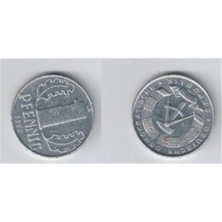 GERMANIA EST 1968 1 PFENNIG (A) KM 8.1