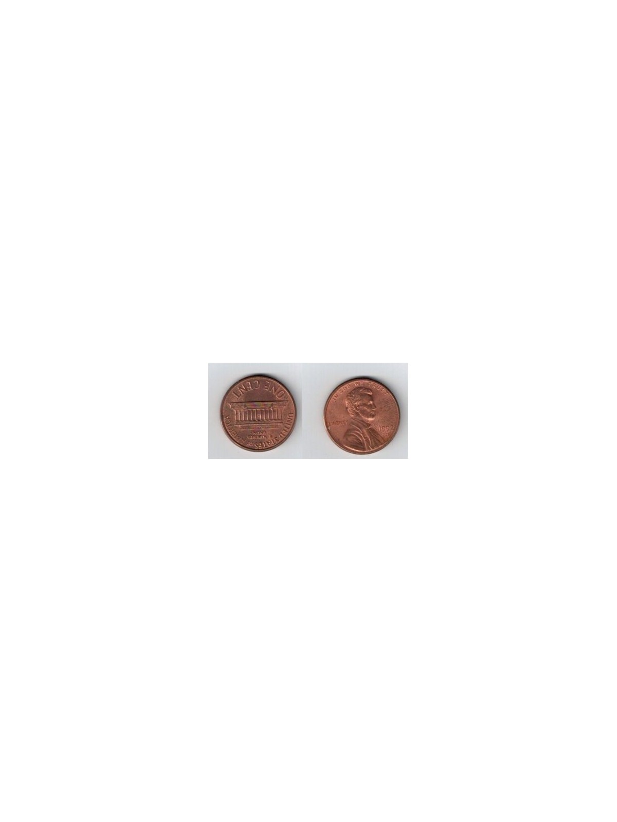 USA 1992 1 CENT (D) KM 201b