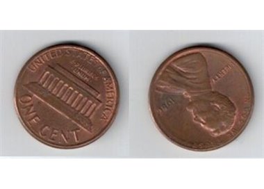 USA 1986 1 CENT KM 201b