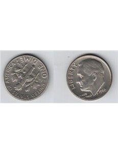 USA 1966 1 DIME KM 195a
