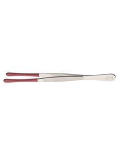 LINDNER 120 MM NUMISMATIC TWEEZERS WITH RUBBER TIPS