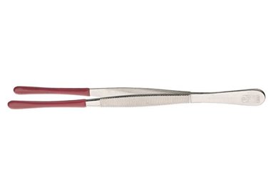 LINDNER PINZETTA NUMISMATICA DA 120 MM CON PUNTE GOMMATE 