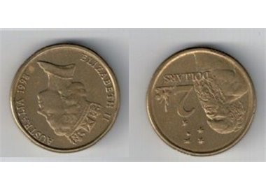 AUSTRALIA 1998 2 DOLLARS KM 101