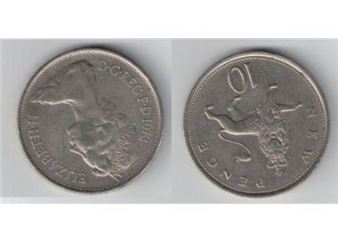 UNITED KINGDOM 1973 10 NEW PENCE km 912