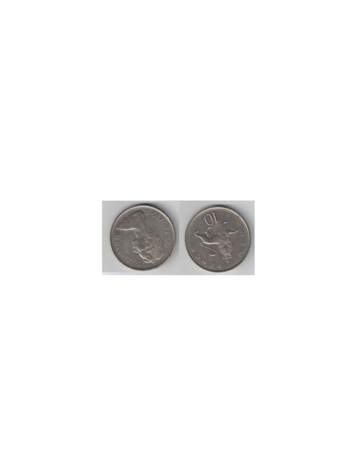 UNITED KINGDOM 1973 10 NEW PENCE km 912