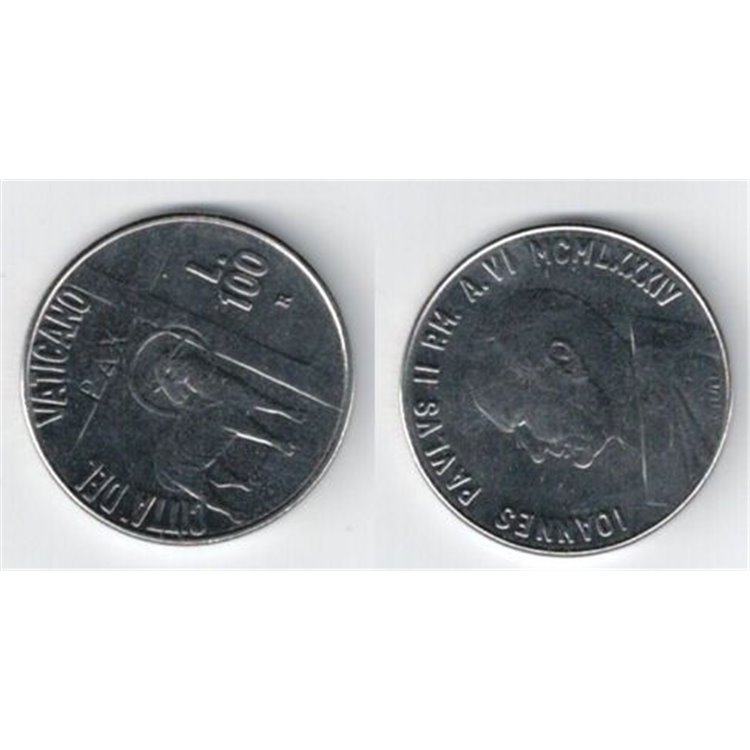 VATICAN CITY 1984 100 LIRE FDC KM 180
