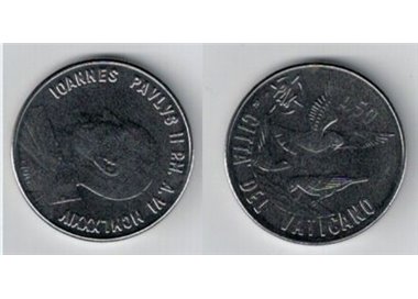VATICAN 1984 50 LIRE FDC KM 179