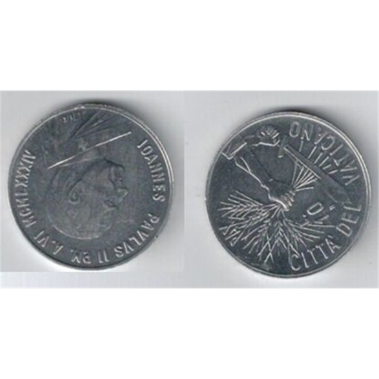VATICAN 1984 10 LIRE FDC KM 177