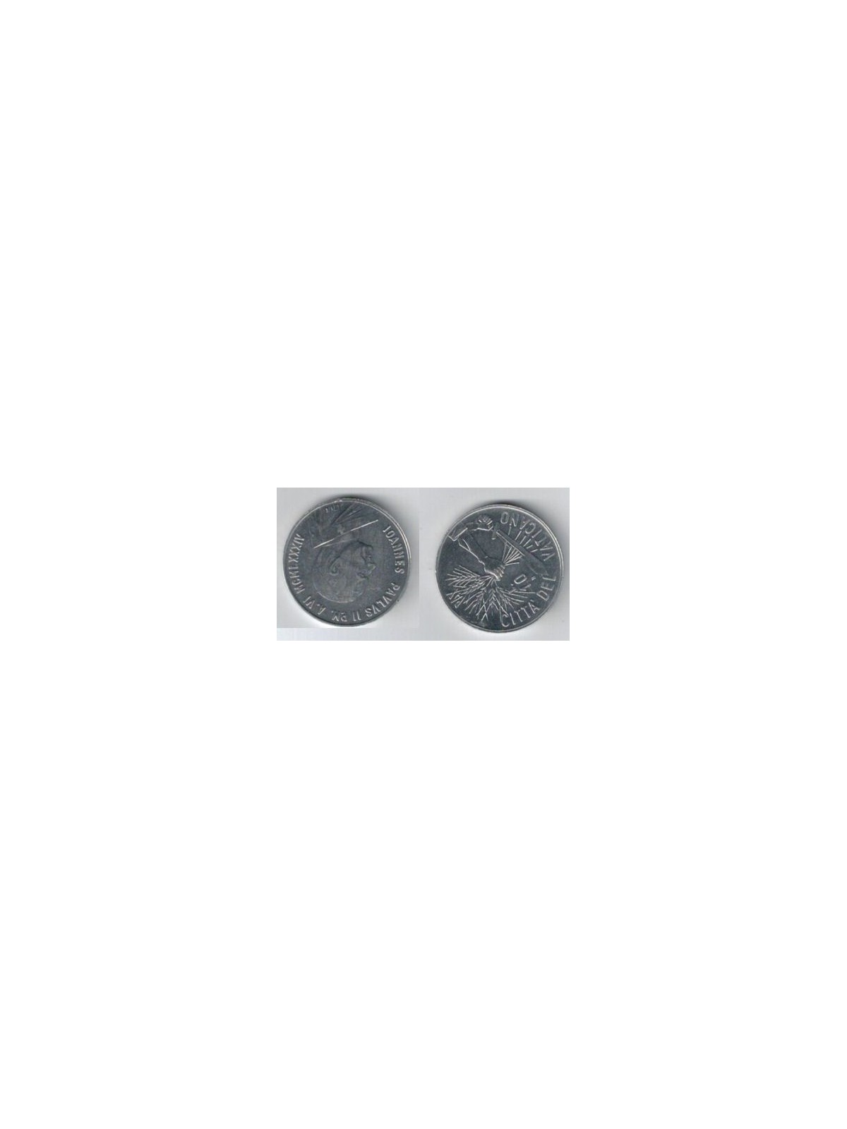 VATICANO 1984 10 LIRE FDC KM 177