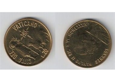VATICAN 1984 20 LIRE FDC KM 178