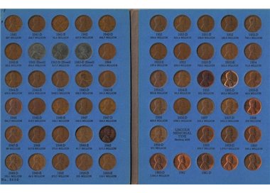 USA 1941/1962 Lincoln Head Cent - 59 x 1 cent coins