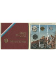 SAN MARINO 1975 Serie Divisionale 8 Monete FDC