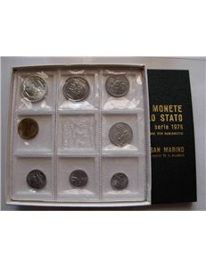 SAN MARINO 1976 Divisional Set of 8 Coins UNC