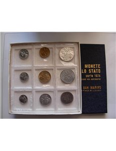 SAN MARINO 1978 Serie Divisionale 9 Monete FDC