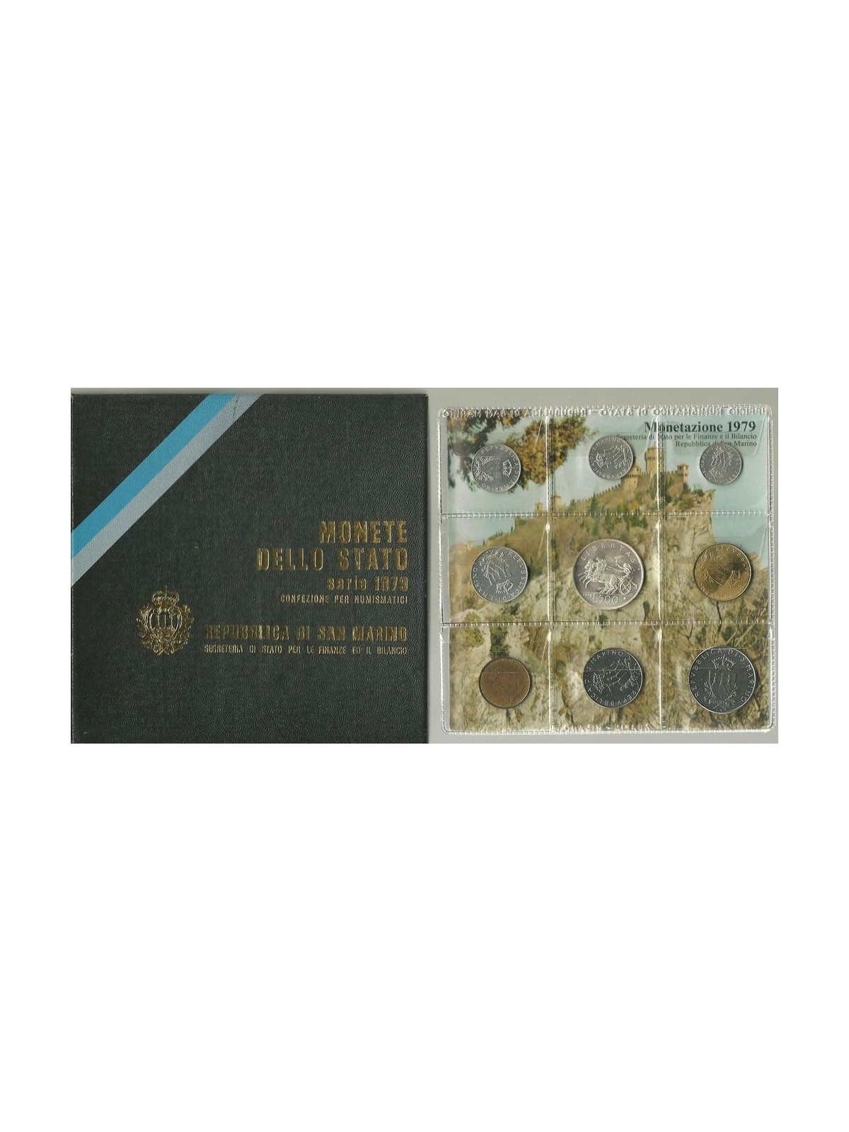 SAN MARINO 1979 Serie Divisionale 9 Monete FDC