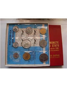 SAN MARINO 1981 Serie Divisionale 9 Monete FDC