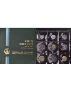 SAN MARINO 1982 Serie Divisionale 9 Monete FDC