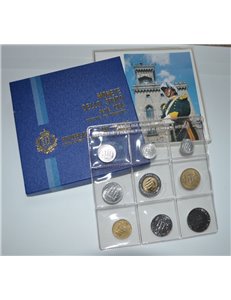 SAN MARINO 1984 Divisional Set of 9 Coins UNC