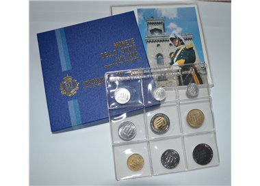 SAN MARINO 1984 Serie Divisionale 9 Monete FDC