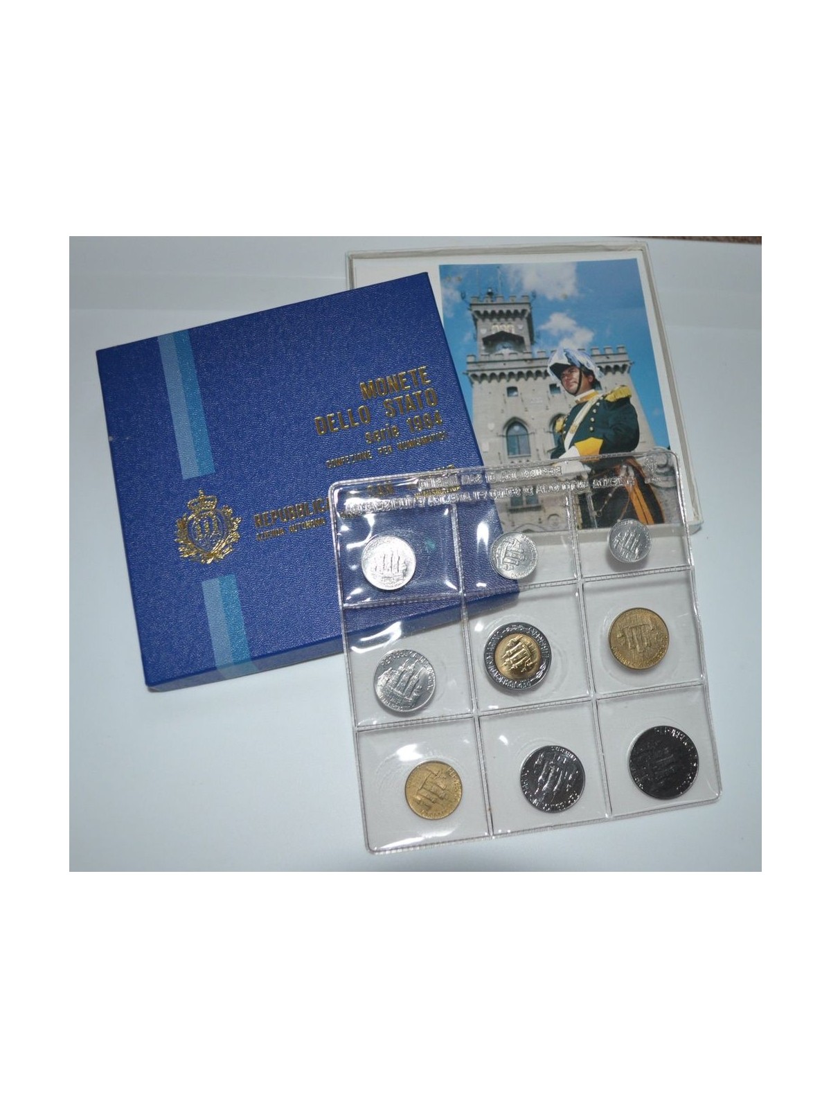 SAN MARINO 1984 Divisional Set of 9 Coins UNC