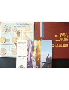 SAN MARINO 1985 Serie Divisionale 9 Monete FDC