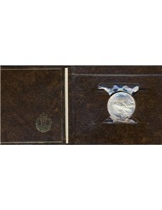 SAN MARINO 1980 San Benedetto da Norcia, Moneta da 1000 ₤ in argento FDC